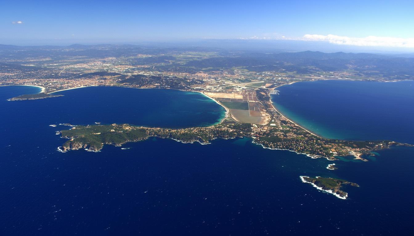 formation geologique double tombolo Giens